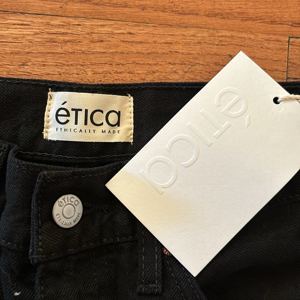 Etica Devon Wide Leg Jeans - Picture 3 of 5